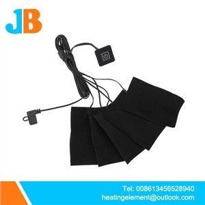 USB zaryadlangan kiyimni isitish pedi